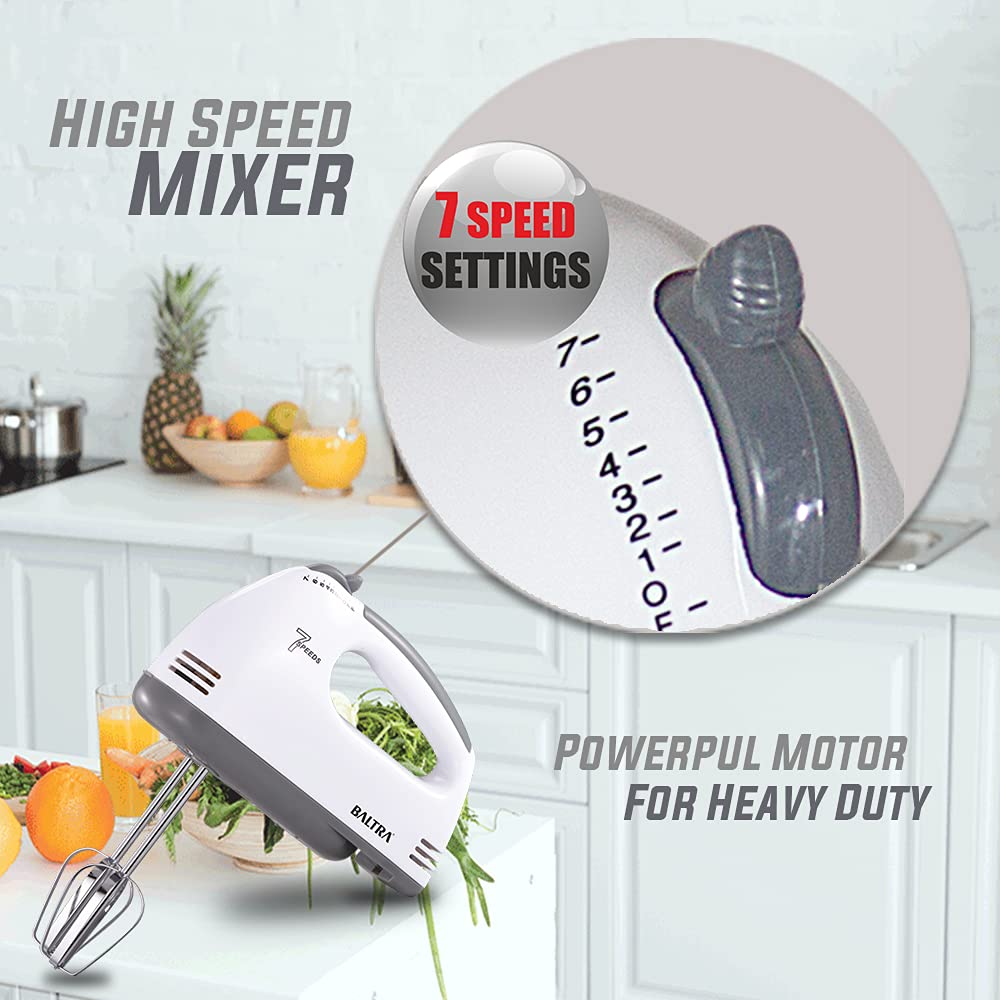 Buy MOSTSHOP Scarlet Stainless-Steel Electric Hand Mixer Blender Easy Mix Cake  Beater Egg Cream Maker Food Grinder Machine 7-Speed Control & Detachable  for Kitchen Online at Best Prices in India - JioMart.