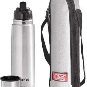 Milton Thermosteel Flip Lid Hot and Cold Flask,1000 ml