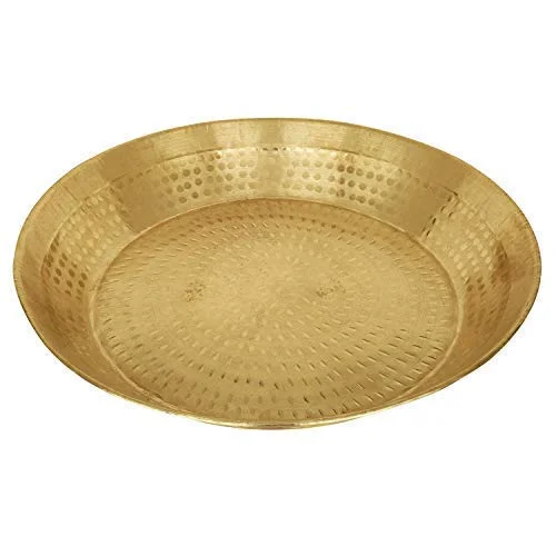 Pure Brass/Pital Platter/Parat,Large,19 inches