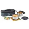 Borosil-Carry Fresh Stainless Steel Insulated Lunch Box,280ml