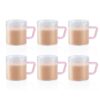 Borosil Vision Tea N Coffee Glass Mug Set,190 ml