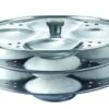 Reco Stainless Steel Cookware 3 Plates Idli Stand