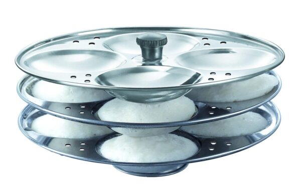 Reco Stainless Steel Cookware 3 Plates Idli Stand