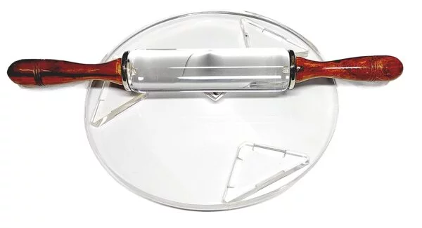 Acrylic Elegant Transparent Chakla Belan Set