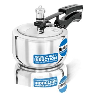Hawkins Stainless Steel Induction Compatible Pressure Cooker,1.5L