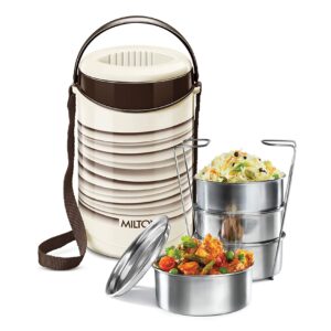 Milton New Econa 4 Stainless Steel Lunch Box