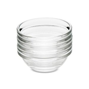 Borosil Stackable Premium Glass Bowl 150ml-Set of 6