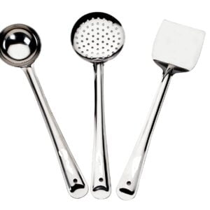 Stainless Steel Kitchen Cooking & Serving Spoons combo pack Cooking & Serving Spoons (Pack of 3)