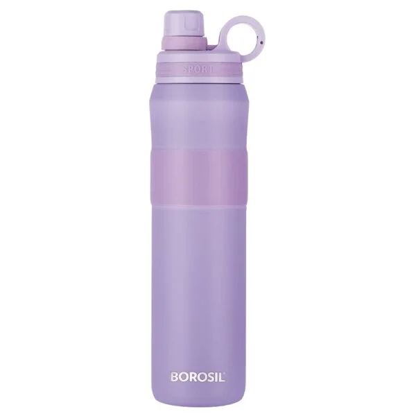 Borosil Hydra Thirst Burst Stainless Steel Water Bottle,800 ml