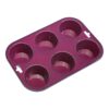 Cookstyle Silicone Cupcake Mould with 6 Cavity