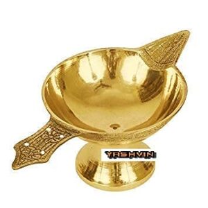Brass Diya for Puja Small Size Akhand Diya
