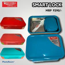 Rishabh Smart Lock Insulated Stainless Steel Lunch Box