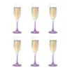 Cello Elegance Glass Champagne Tumblers, Set of 6, 210ml