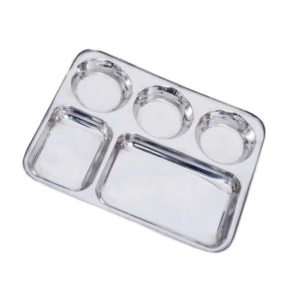 5 in1 Compartment Divided Plate - Bhojan Thal