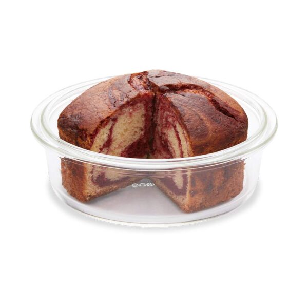 BOROSIL 1.4 Litre Microwaveable Round Cake Dish