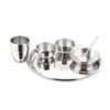 Kraft Patterned Thali set (6 Pcs)
