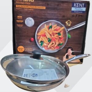 Kent Triply Frying Pan With Glass Lid 24 cm/1.7 L