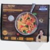 Kent Tri Ply Frying Pan with Glass Lid 26cm/2.3 L