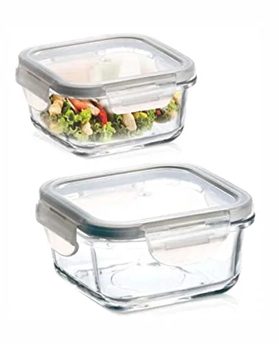 Sanjeev Kapoor Wellington Square Container Set,520 ml