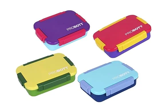 PROBOTT Stainless Steel Lunch Box,2 Grid