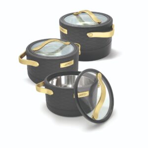 Jaypee Luxura Klass Casserole Set of 3(1500,2000,2500)