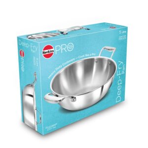 Hawkins Pro Triply Deep Fry Pan 5 Litre